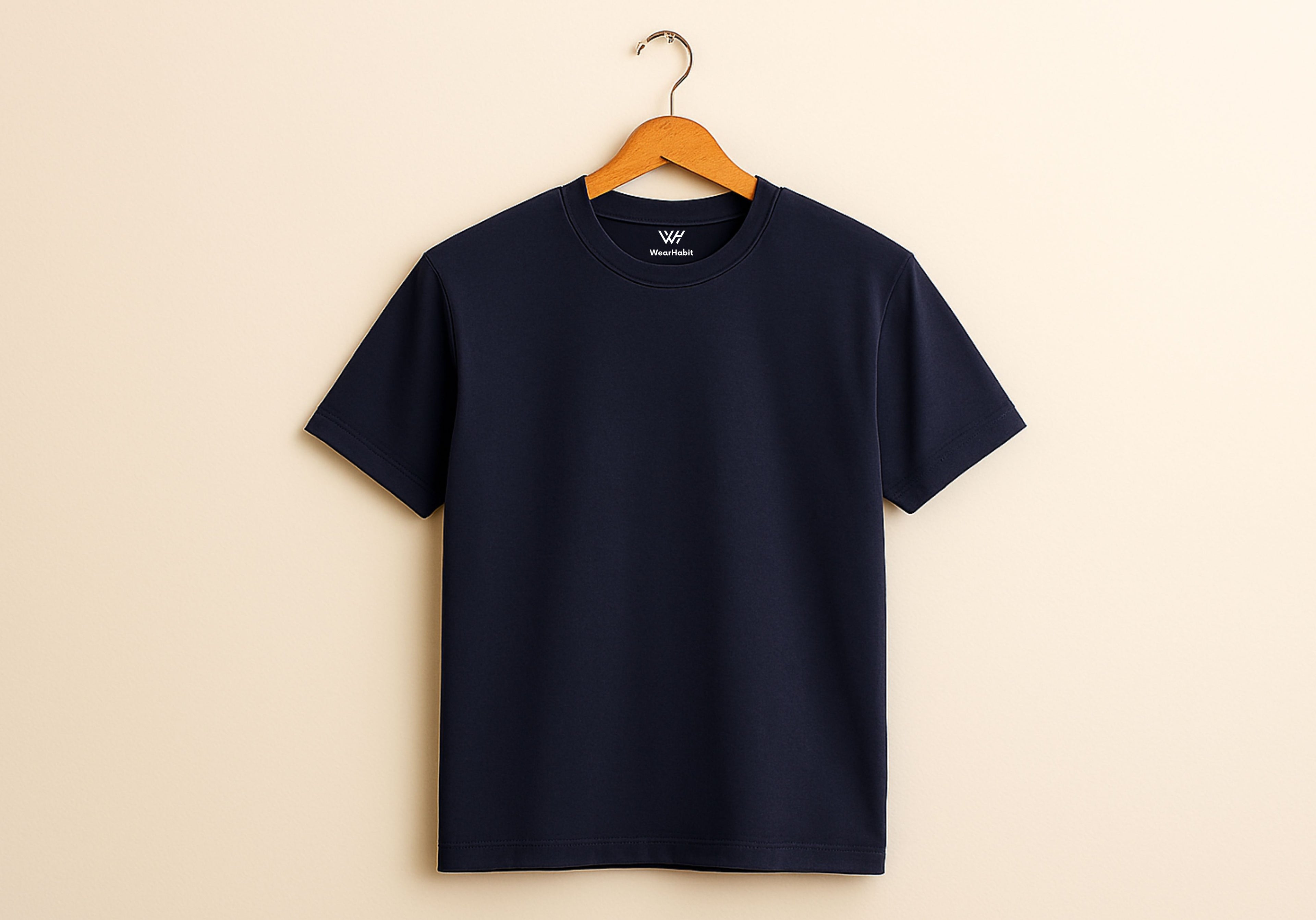 Navy Blue Premium Stretch T-shirt