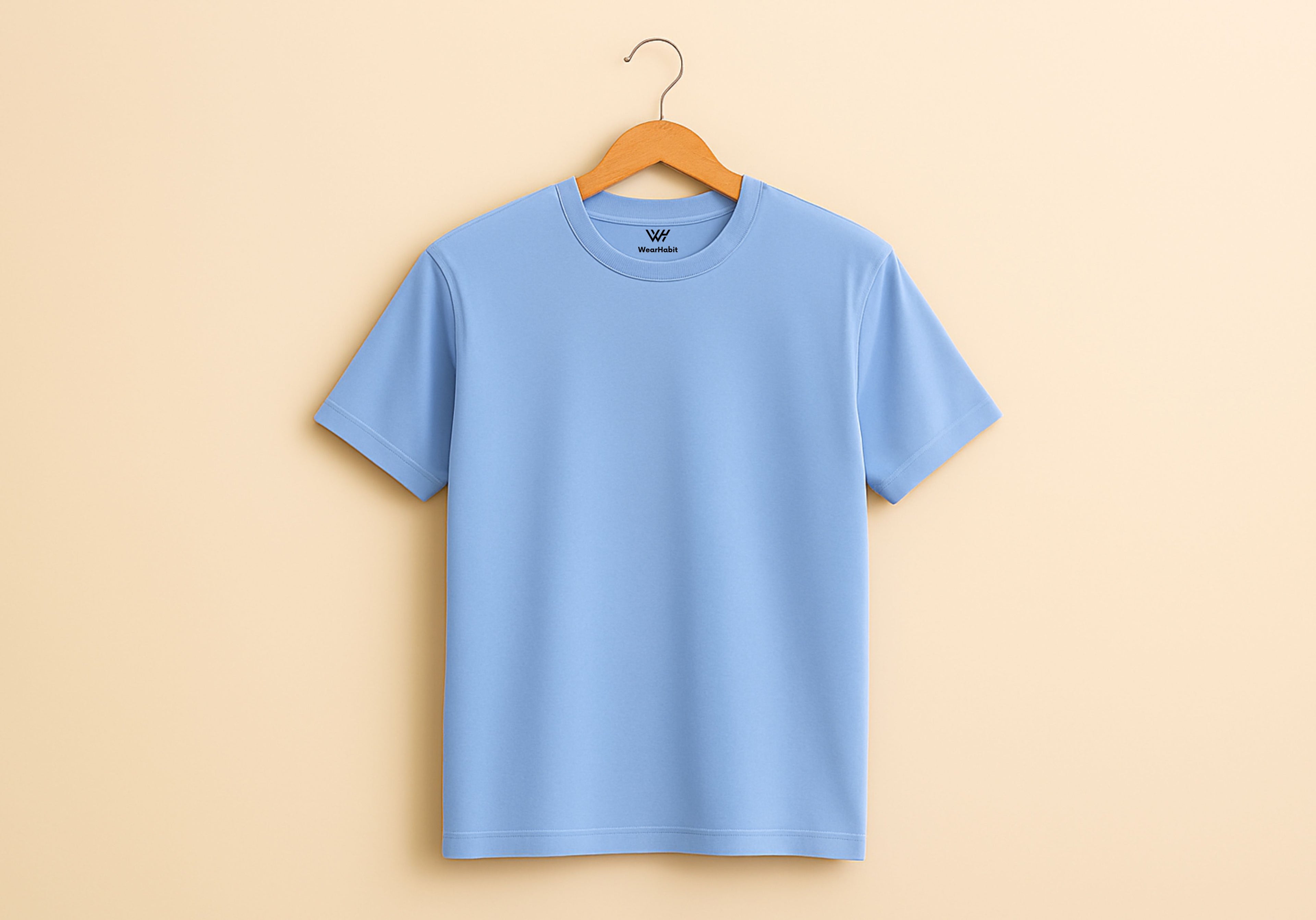 Baby Blue Premium Stretch T-shirt
