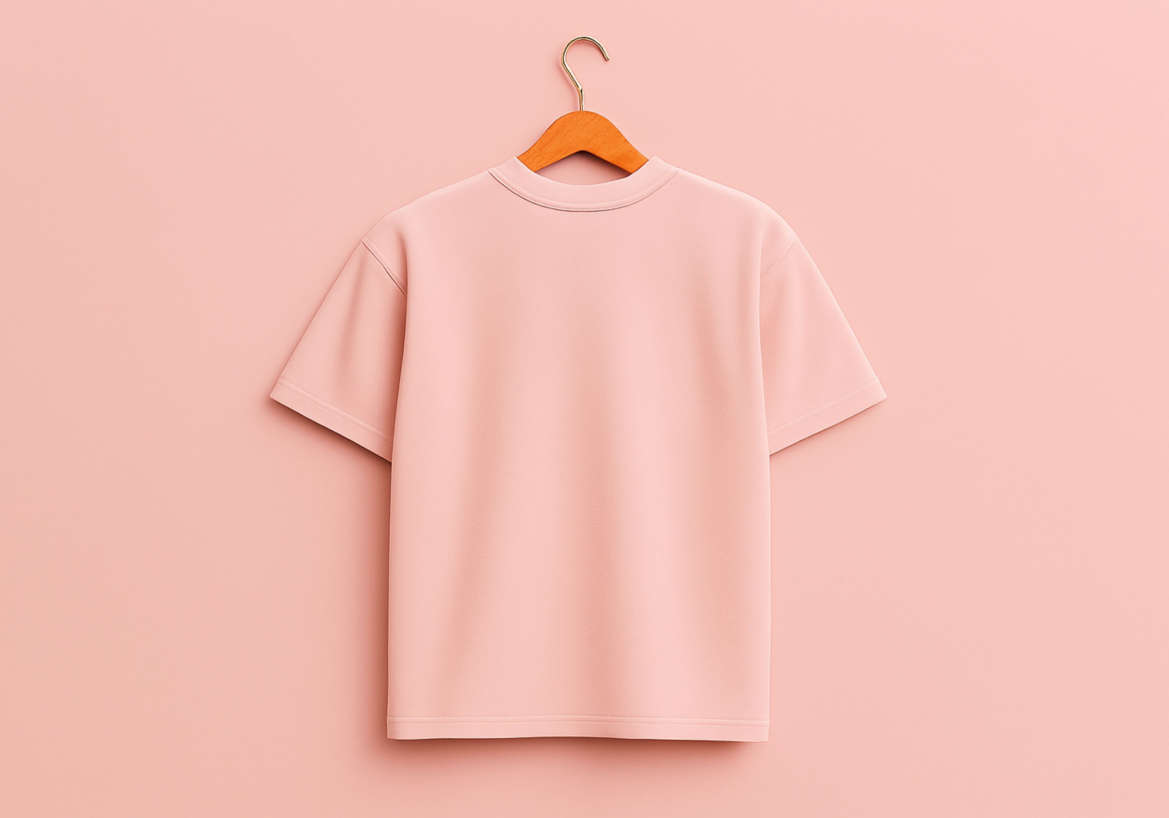 Light Pink Oversized Classic T-Shirt