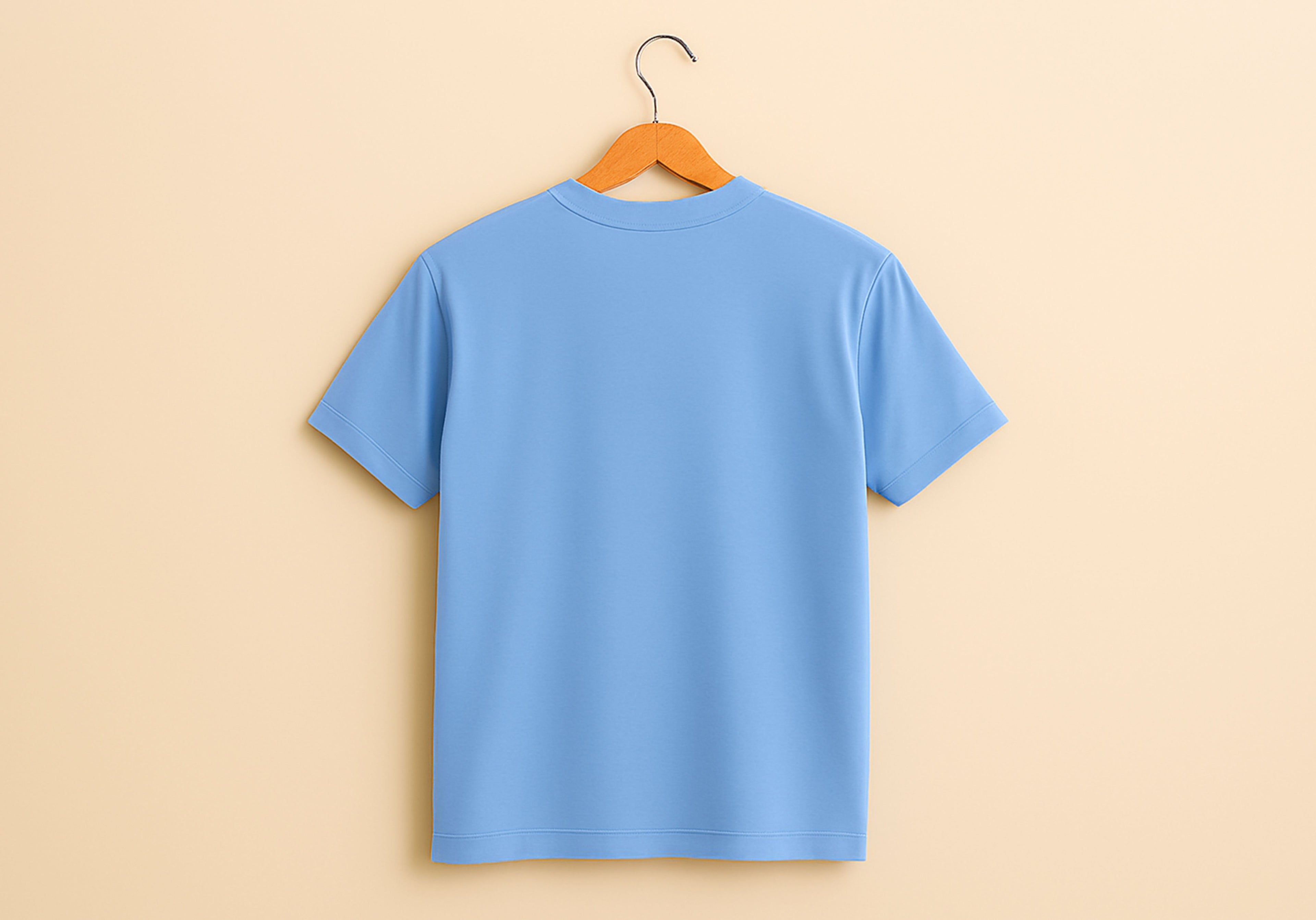 Baby Blue Premium Stretch T-shirt