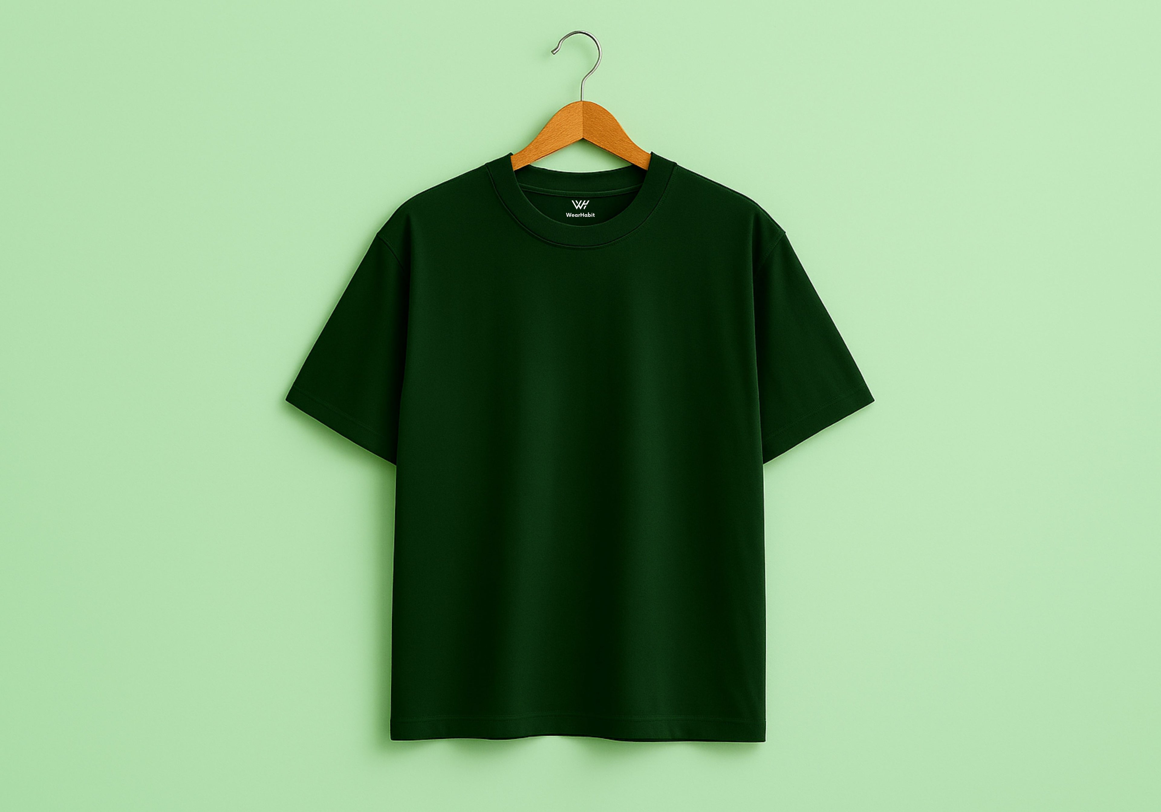 Bottle Green Oversized Classic T-Shirt