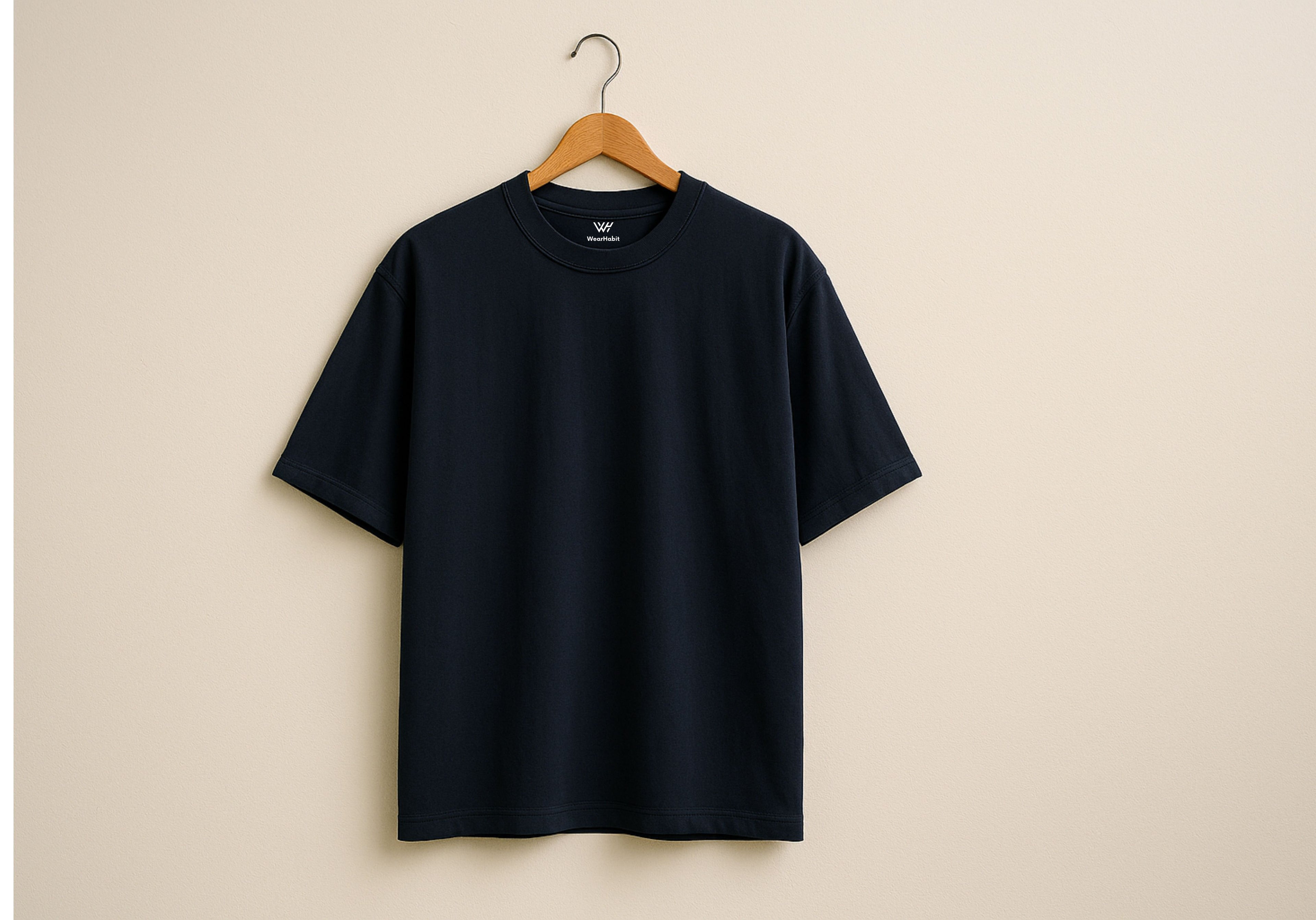Navy Blue Unisex Oversized Classic T-Shirt