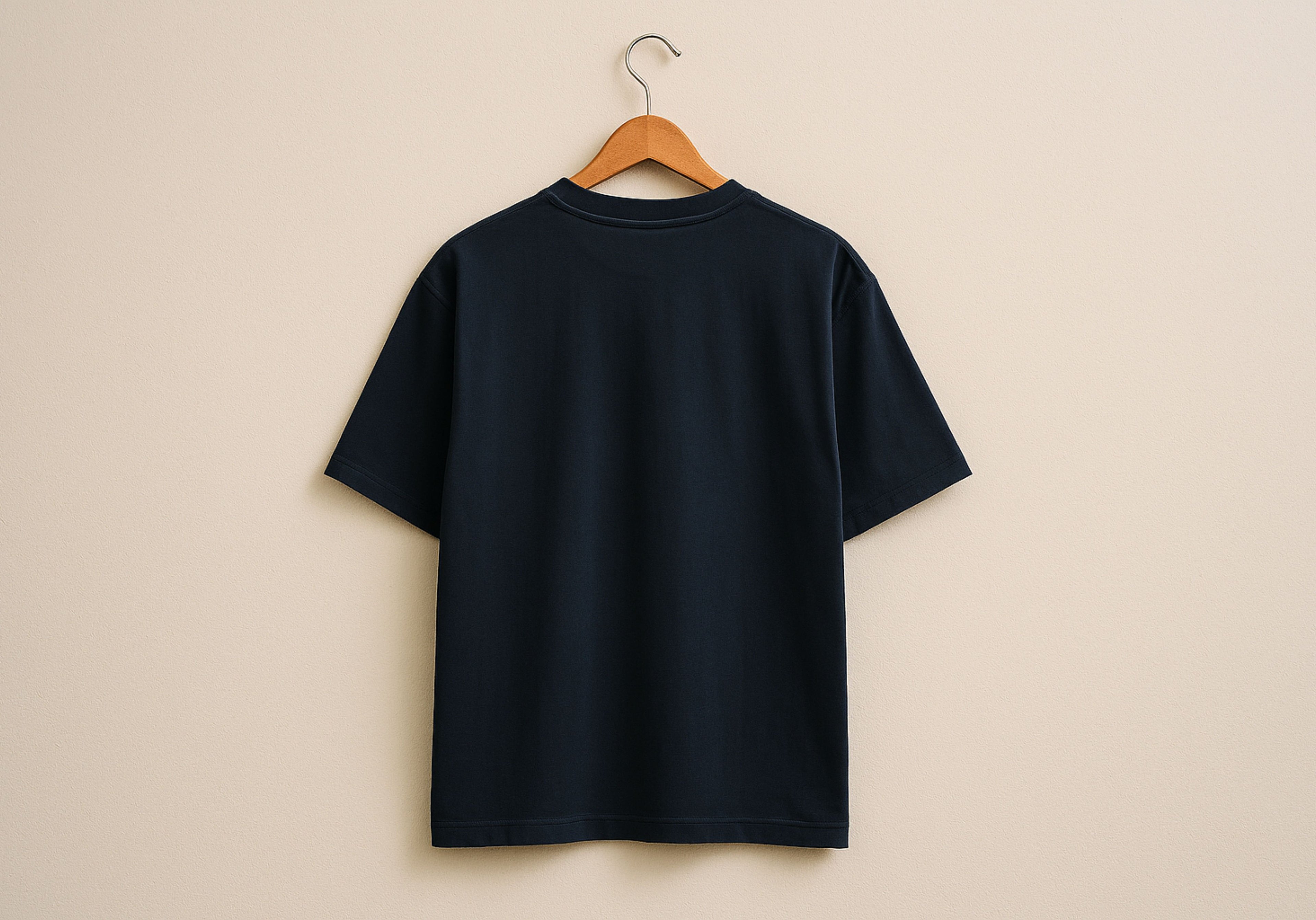 Navy Blue Unisex Oversized Classic T-Shirt