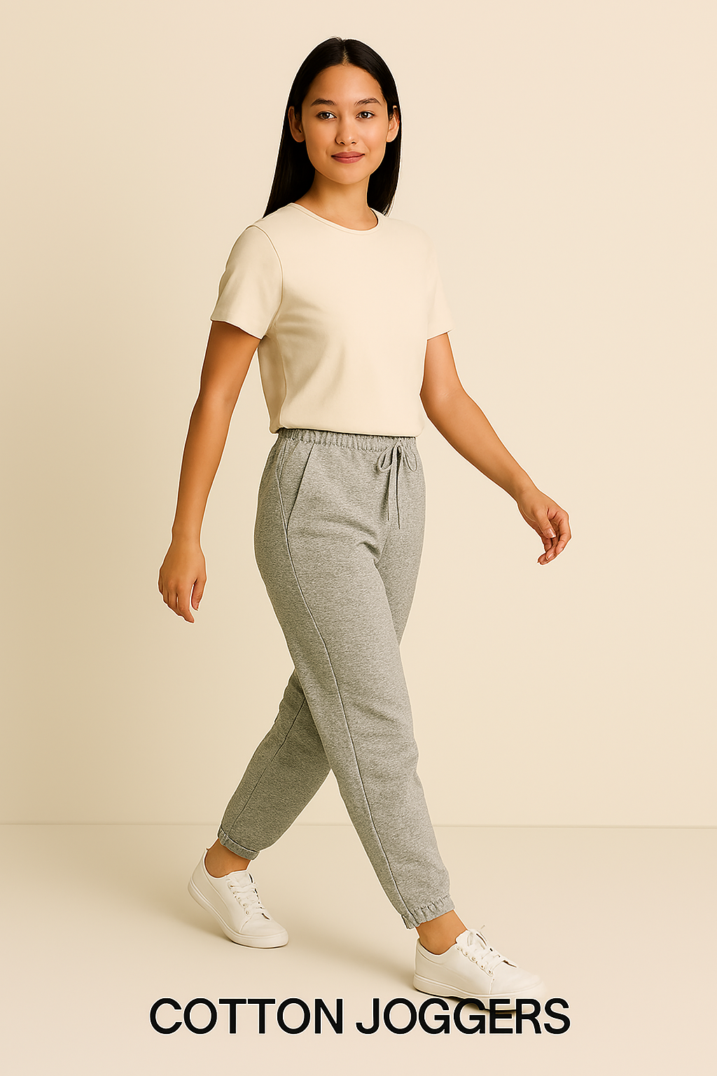 Grey Melange Unisex Joggers