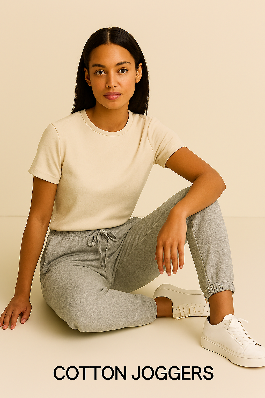 Grey Melange Unisex Joggers