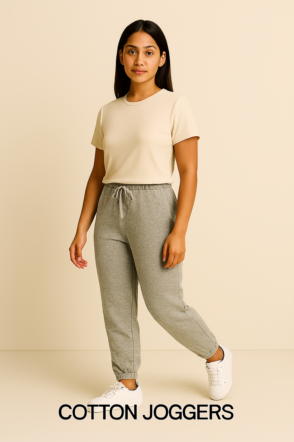 Grey Melange Unisex Joggers