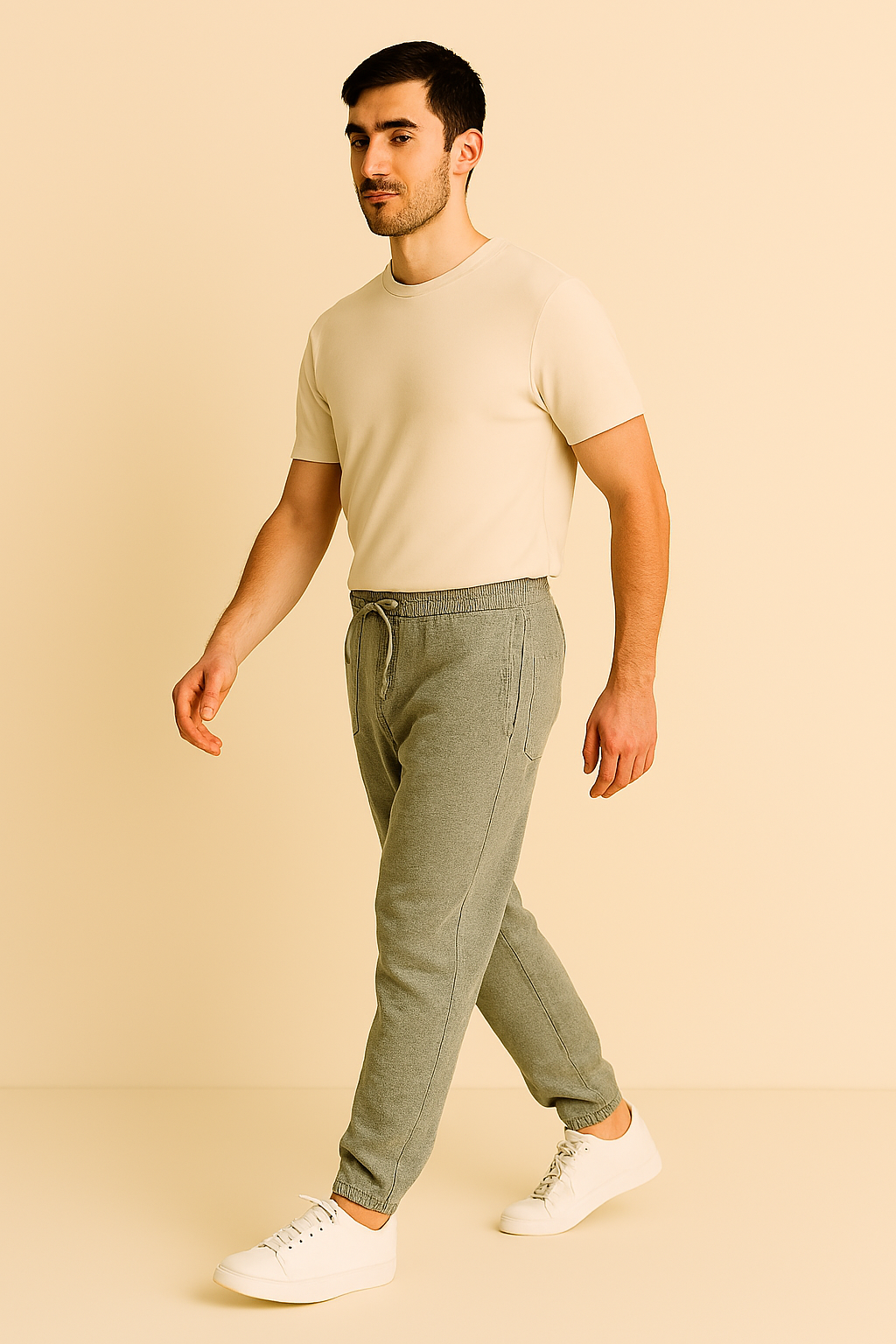 Grey Melange Unisex Joggers