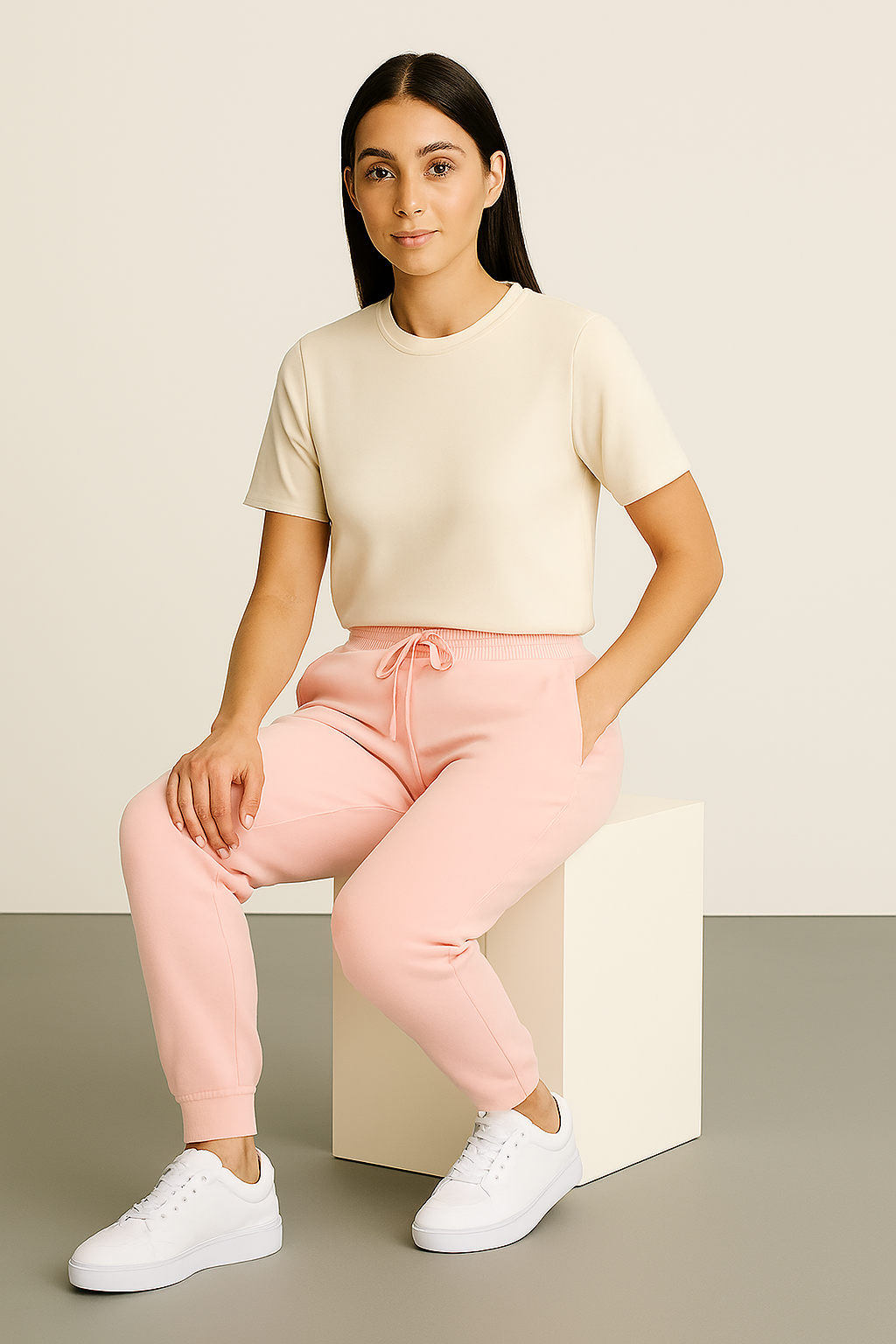 Baby Pink Unisex Joggers