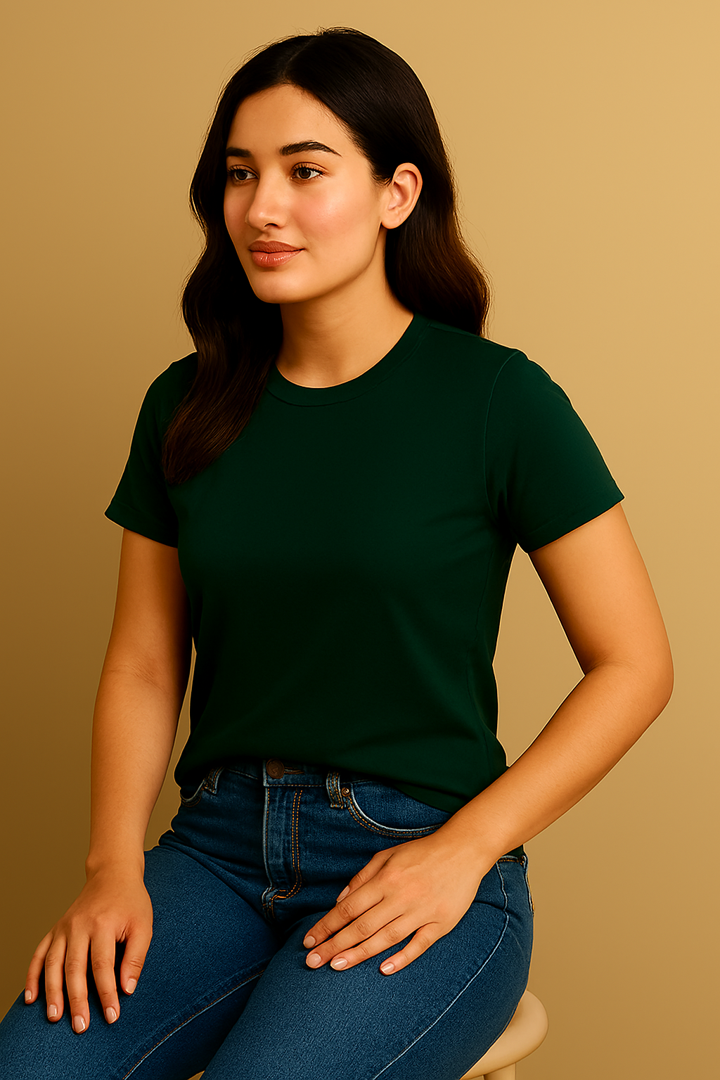 Women's Classic T-Shirt: Bottle Green